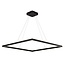 Design hanging lamp square black 90x90 98W