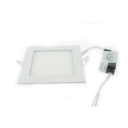 LED panel light 18W recessed square 225x225mm white