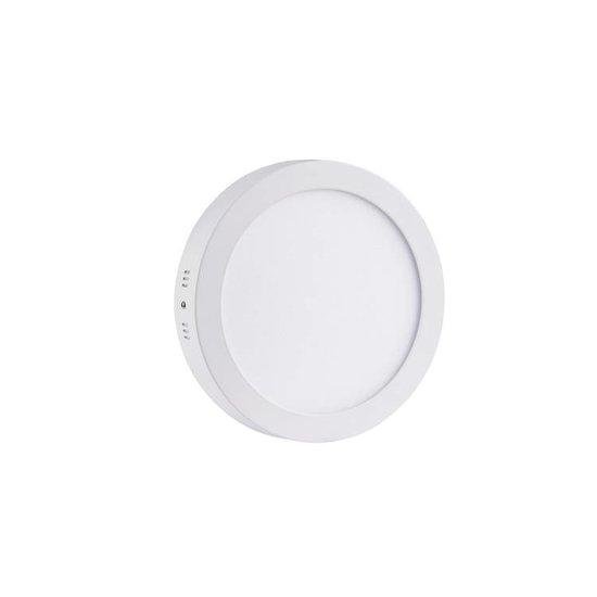 Dalle LED plafond ronde apparente 18W 220mm diamètre