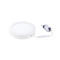 Panel de luz LED de superficie redondo de 18W de 220 mm de diámetro