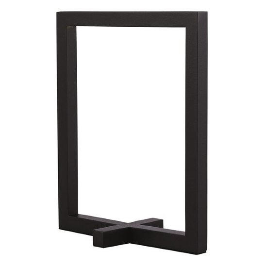 Lámpara de mesa moderna forma marco negro regulable 5W