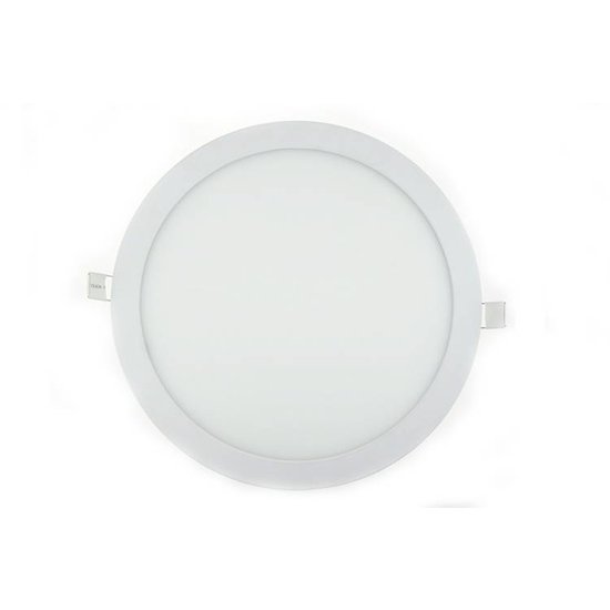 Dalle LED plafond ronde encastrable 24W 300mm diamètre