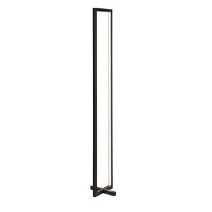 Modern floor lamp frame shape black dimmable 47W