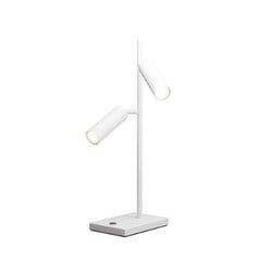 Lopal lampe de table 2 spots LED orientables, blanc