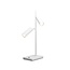 Fantasia Fantasia Lopal Tischlampe mit 2 verstellbaren LED-Spots aus weißem Aluminium, dimmbar per Touch