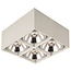 Fantasia Fantasia BOX-4L vierkante plafondlamp met 4 dimbare AR111 LED-spots van 12W, wit