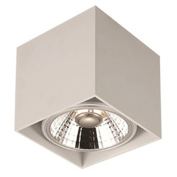 Lámpara moderna 1 punto rectangular blanca 12W
