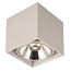 Fantasia Plafón cuadrado Fantasia BOX-1L con 1 foco LED AR110 regulable de 12 vatios, blanco