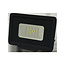 Zwarte buitenspot muurlamp LED SMD 10W