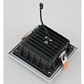 Spot encastrable LED carré 20W blanc COB 180mmx180mm plexi