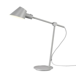 Moderne, minimalistische und multifunktionale Design-Tischlampe - grau