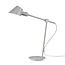 Table lamp gray, metal and aluminium, E27 socket max 40W, height 53.1 cm, shade 15 cm, IP20, cable 250 cm