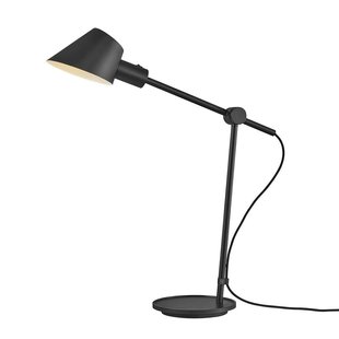 Moderne, minimalistische und multifunktionale Design-Tischlampe - schwarz