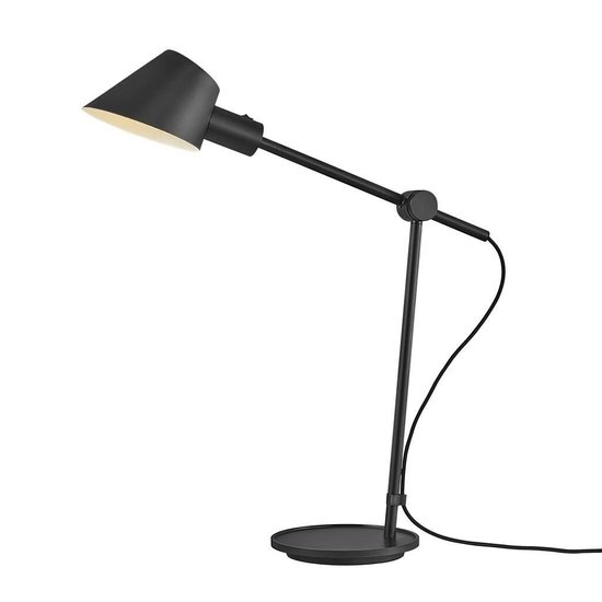 Modern, minimalist and multifunctional design table lamp - black