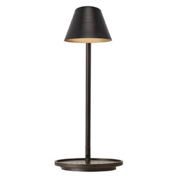Modern, minimalist and multifunctional design table lamp - black