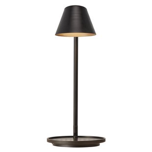 Lámpara de mesa de diseño moderno, minimalista y multifuncional - negro
