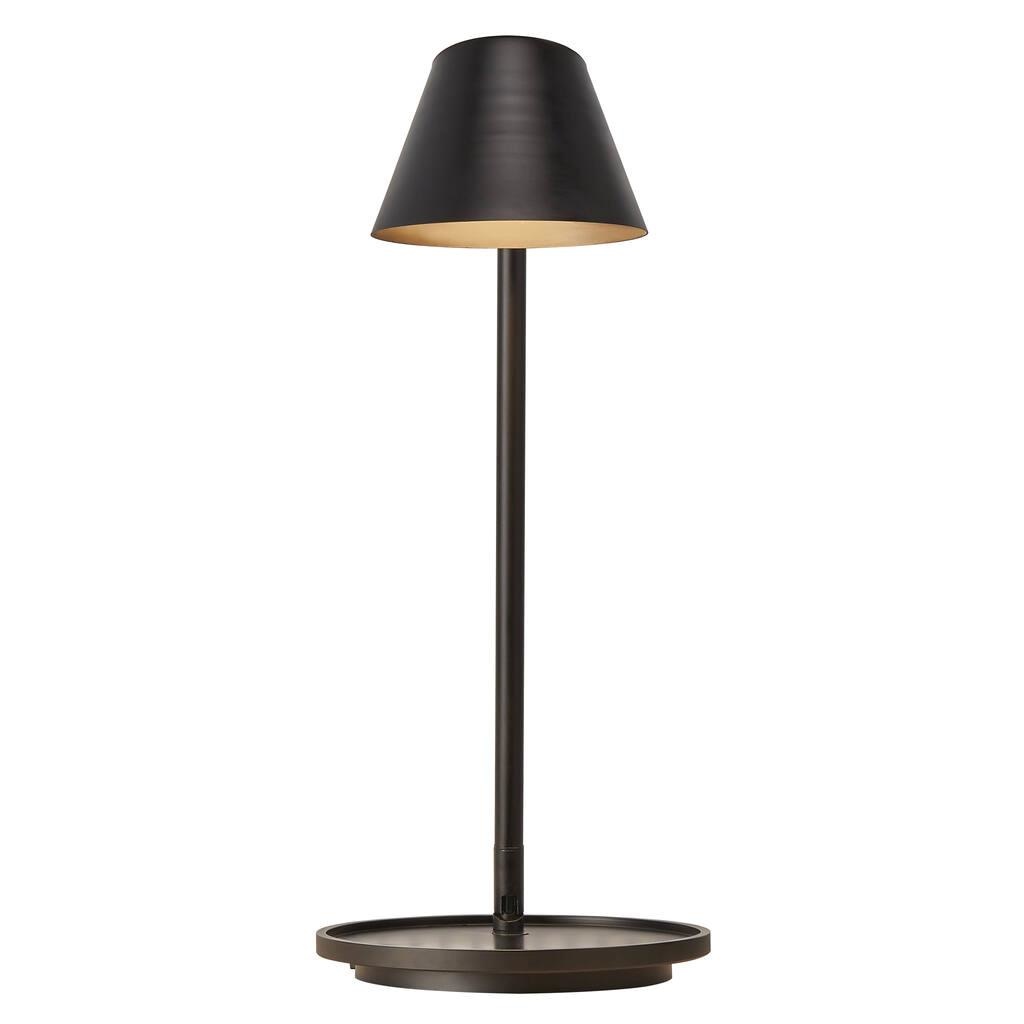 Moderne, minimalistische und multifunktionale Design-Tischlampe | schwarz 