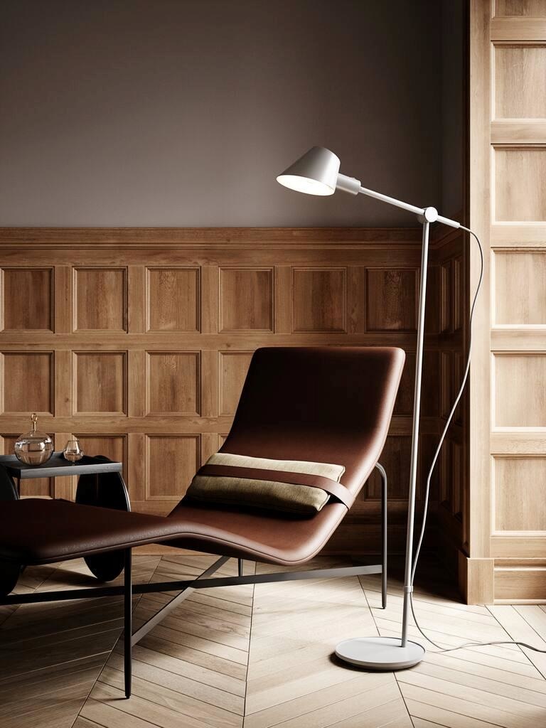 puzzel Muildier Het is de bedoeling dat vloerlamp modern, minimalistisch en elegant design - grijs | My Planet LED