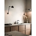 Moderne, minimalistische und multifunktionale Design-Wandleuchte – schwarz