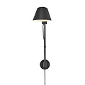 Applique murale au design moderne, minimaliste et multifonctionnel - noire