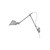 Modern, minimalist and multifunctional design wall lamp - gray