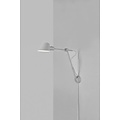 Stay aplique de pared Nordlux, brazo orientable, metal gris con aluminio, casquillo E27 máx. 60W, IP20, altura 54,5 cm