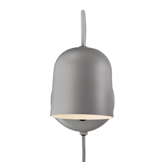 Moderne, tijdloze en deens design wandlamp - grijs