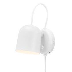 Angle adjustable wall light, GU10, white/telegrey, metal