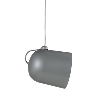Lámpara colgante de aspecto industrial, direccional y contemporáneo - gris