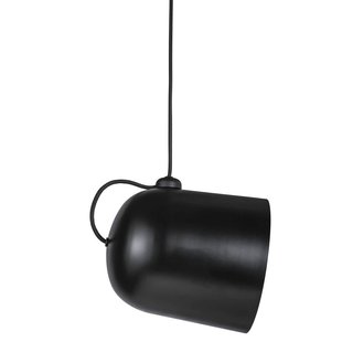 Lámpara colgante de aspecto industrial, direccional y contemporáneo - negro