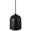 Angle 25 Hängelampe aus schwarzem Metall, schwenkbarer Schirm, E27-Fassung max. 60W, IP20, Höhe 31,5 cm, dimmbar mit kompatibler Lampe