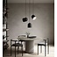 Angle 25 hanglamp in zwart metaal, richtbare kap, E27 fitting max. 60W, IP20, hoogte 31,5 cm, dimbaar met compatibele lamp