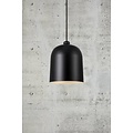 Angle 25 pendant lamp in black metal, adjustable shade, E27 fitting max. 60W, IP20, height 31.5 cm, dimmable with compatible bulb