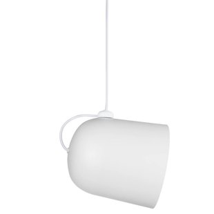 Lámpara colgante de aspecto industrial, direccional y contemporáneo - blanco/telegrey