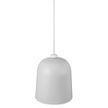 Angle 25 Pendelleuchte, industrieller Look, verstellbarer Metallschirm weiß/telegrau, E27-Fassung max. 60W, Kabel 300 cm