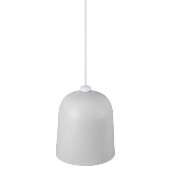 Hanglamp industrieel, directioneel en eigentijdse look - wit/telegrijs
