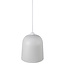 Pendant lamp industrial, directional and contemporary look - white/telegrey