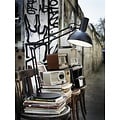 Nordlux Lámpara Arki en metal negro, casquillo E27, brazo regulable, cable de 180 cm, base de mesa y soporte de pared incluidos