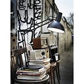 Tafel-, wand- en bureaulamp zwart metaal, 52 cm, E27, dimbaar met geschikte lamp, IP20, lichtbron niet inbegrepen.
