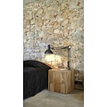 Tafel-, wand- en bureaulamp zwart metaal, 52 cm, E27, dimbaar met geschikte lamp, IP20, lichtbron niet inbegrepen.