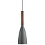 Hanglamp charmant, elegant en strak design - grijs