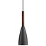 Pendant lamp charming, elegant and sleek design - black