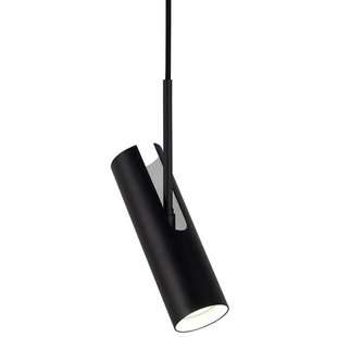 Minimalistische, elegante, verstelbare plafondlamp - zwart