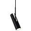 Minimalist, elegant, adjustable ceiling lamp - black