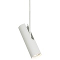 Nordlux minimalistische plafondlamp wit, verstelbaar, cilindervormig Ø6cm, hoogte 27cm, GU10