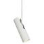 Nordlux plafonnier minimaliste blanc, réglable, cylindrique Ø6cm, hauteur 27cm, douille GU10