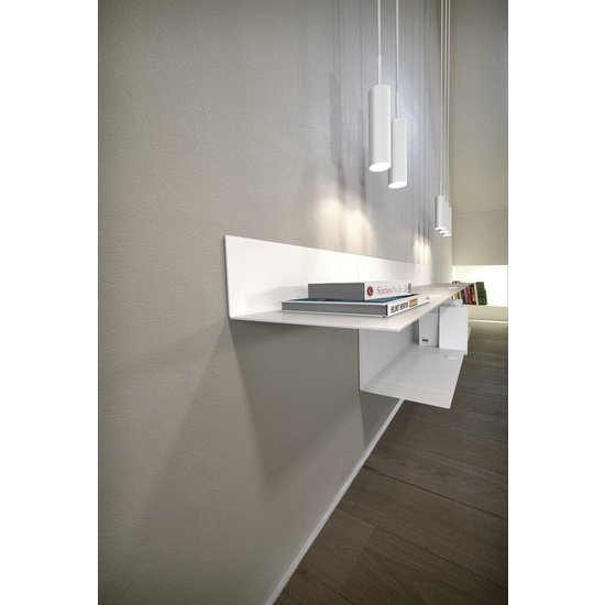Nordlux plafonnier minimaliste blanc, réglable, cylindrique Ø6cm, hauteur 27cm, douille GU10