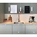 Nordlux MIB 6 pendant light white, metal tube adjustable up to 350 degrees, GU10 fitting, 270mm high, IP20