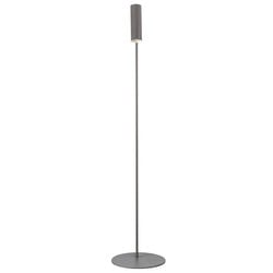 Floor lamp Scandinavian design, adjustable, grey metal