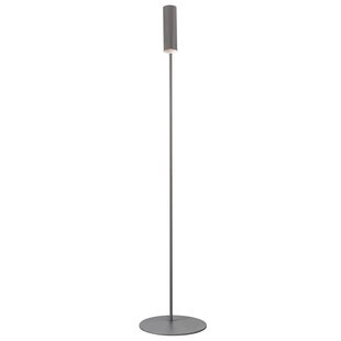 Vloerlamp Scandinavisch design, verstelbaar, grijs metaal